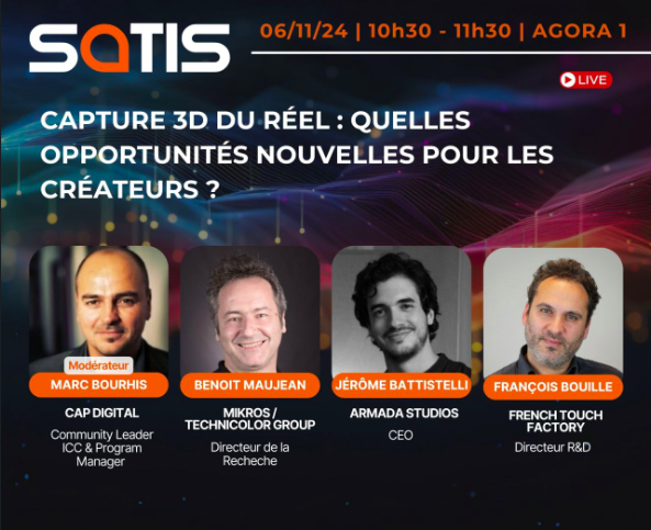 Capture 3D du réel : Quelles opportunités nouvelles pour les créateurs ?